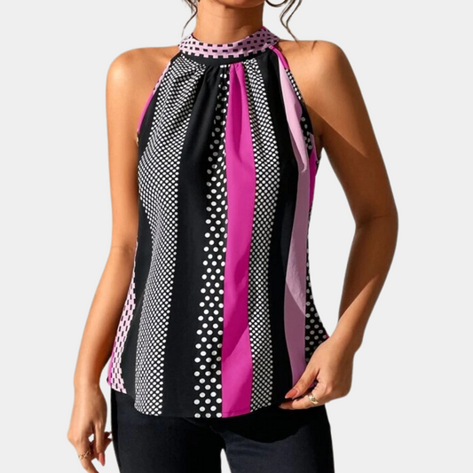 Elegante mouwloze damestop voor de zomer