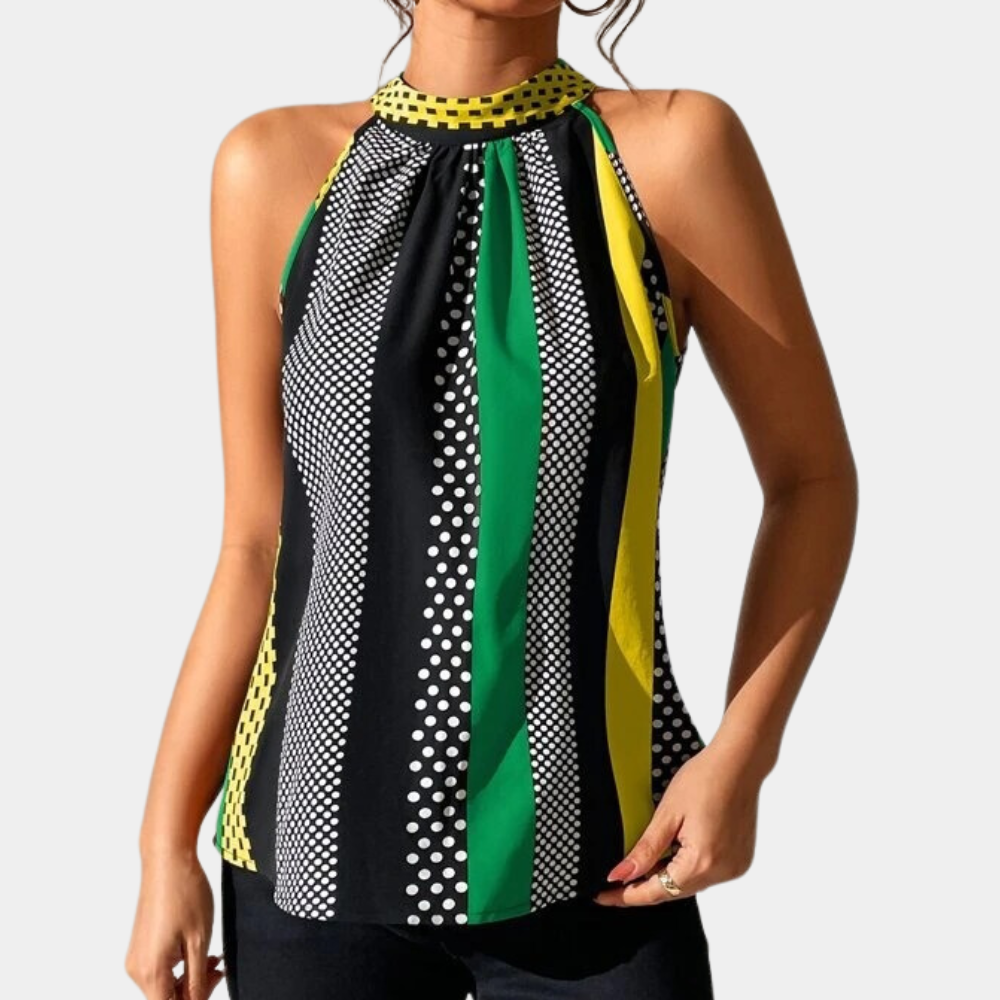 Elegante mouwloze damestop voor de zomer