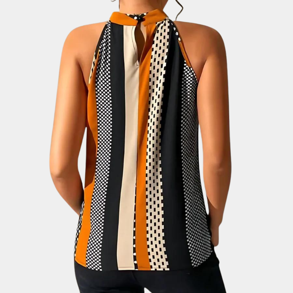 Elegante mouwloze damestop voor de zomer
