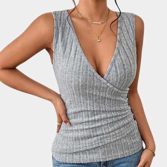 Casual mouwloze damestop voor de zomer
