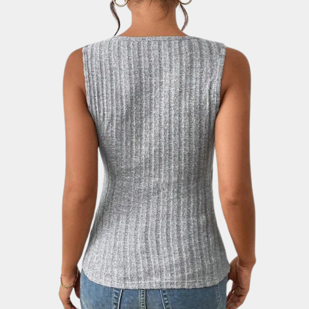 Casual mouwloze damestop voor de zomer