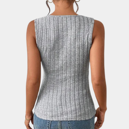 Casual mouwloze damestop voor de zomer