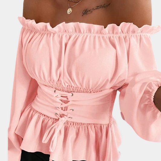 Elegante off shoulder zomerblouse voor dames