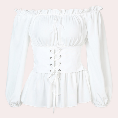 Elegante off shoulder zomerblouse voor dames