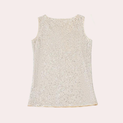 Elegante zomertop voor dames met glitter