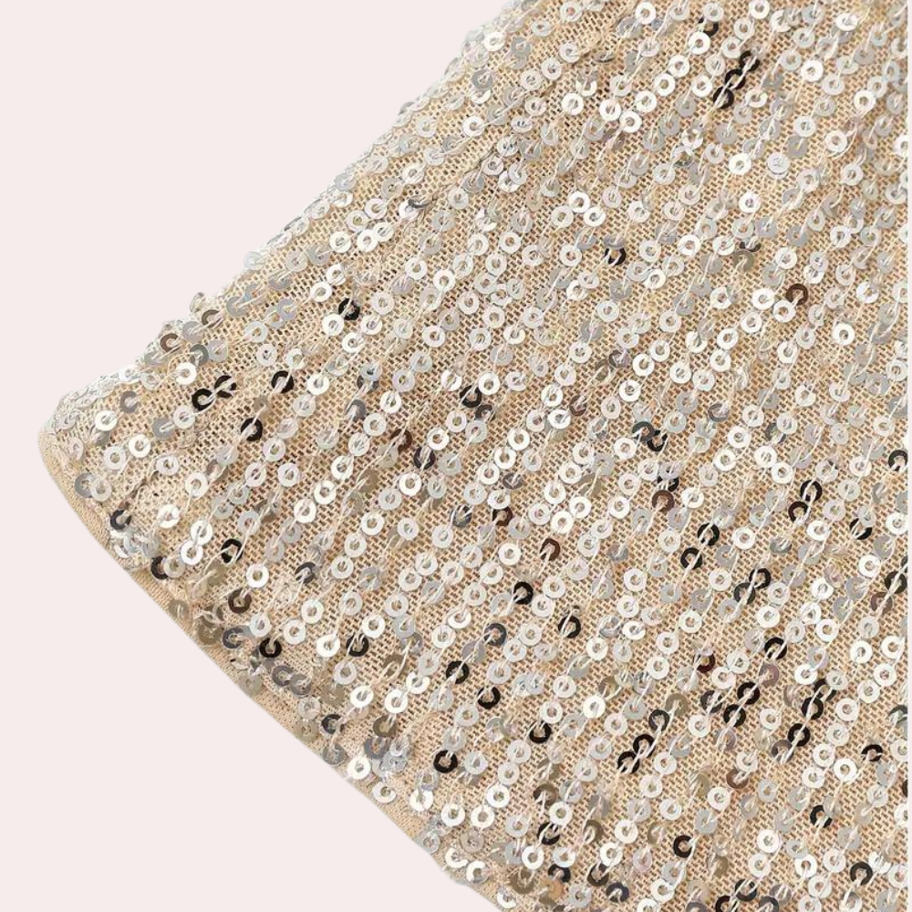 Elegante zomertop voor dames met glitter