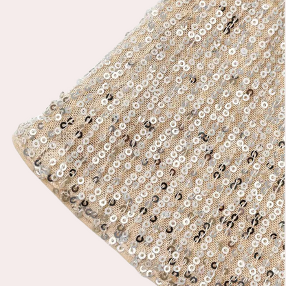 Elegante zomertop voor dames met glitter