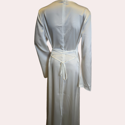 Elegante lange damesjurk voor de zomer