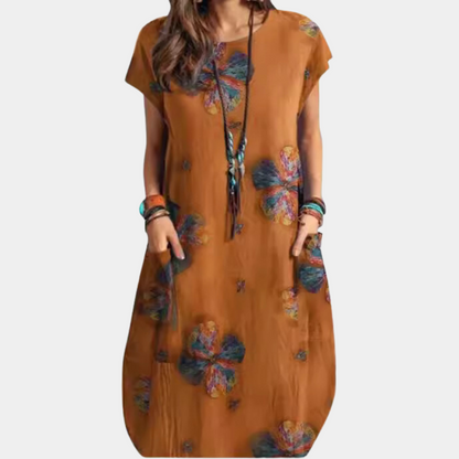 Trendy zomerse midi-jurk voor dames