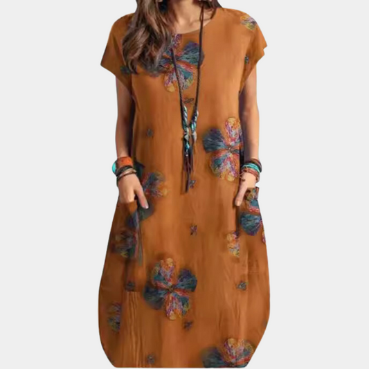Trendy zomerse midi-jurk voor dames