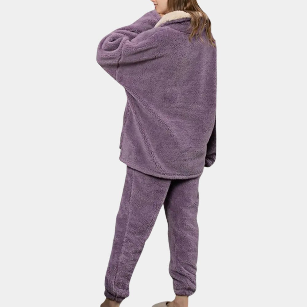 Comfortabele en donzige pyjamaset voor dames - Perfect voor Lente en Zomer