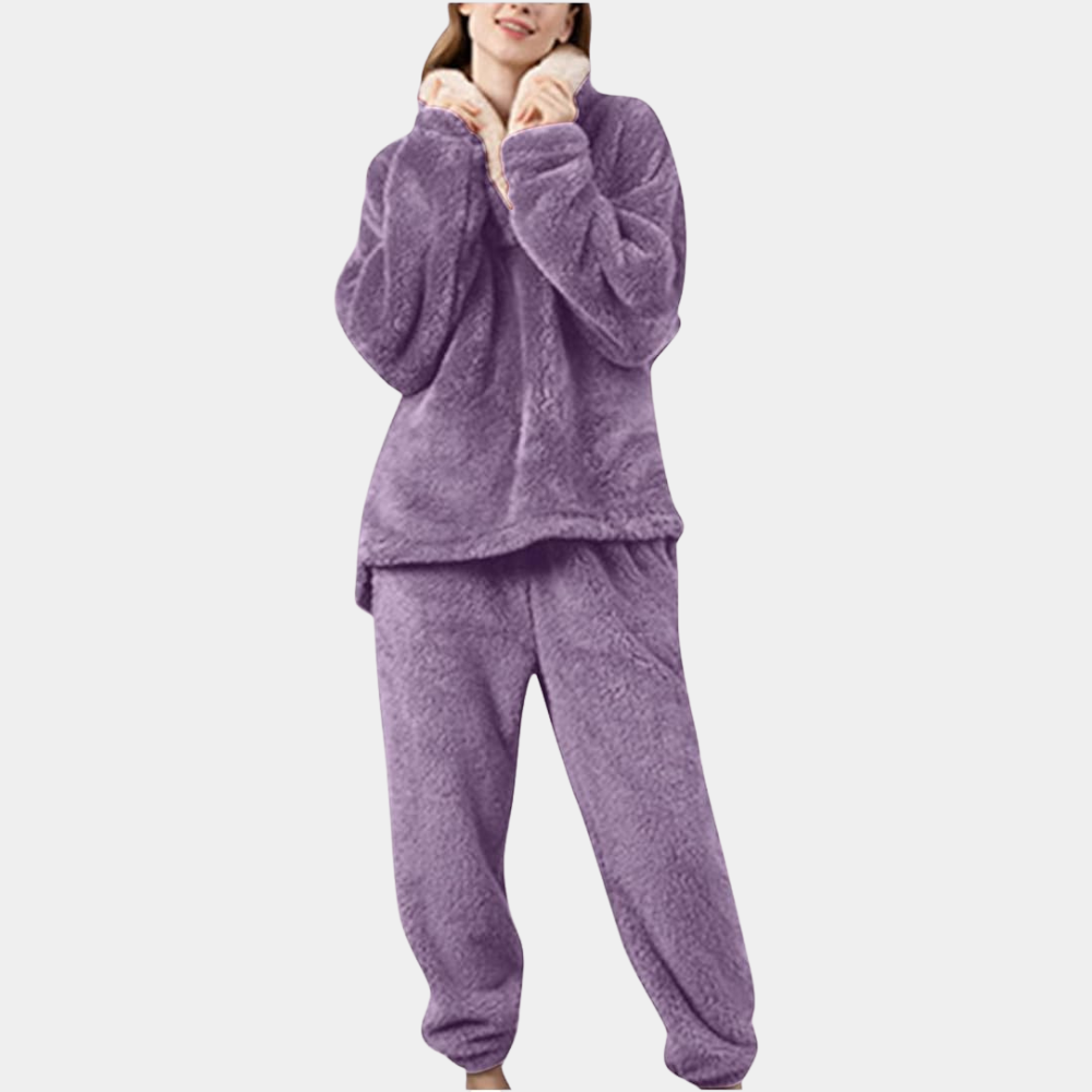 Comfortabele en donzige pyjamaset voor dames - Perfect voor Lente en Zomer