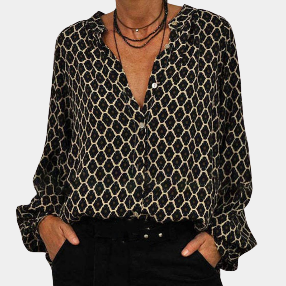 Comfortabele damesblouse voor de zomer