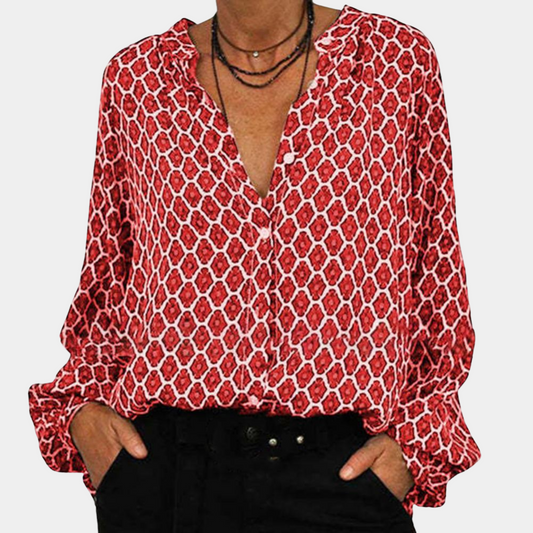 Comfortabele damesblouse voor de zomer