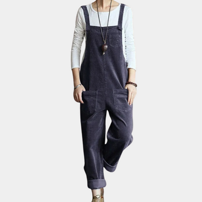 Casual corduroy zomerse jumpsuit voor dames