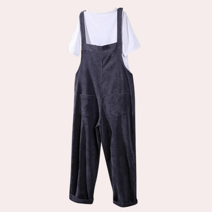 Casual corduroy zomerse jumpsuit voor dames