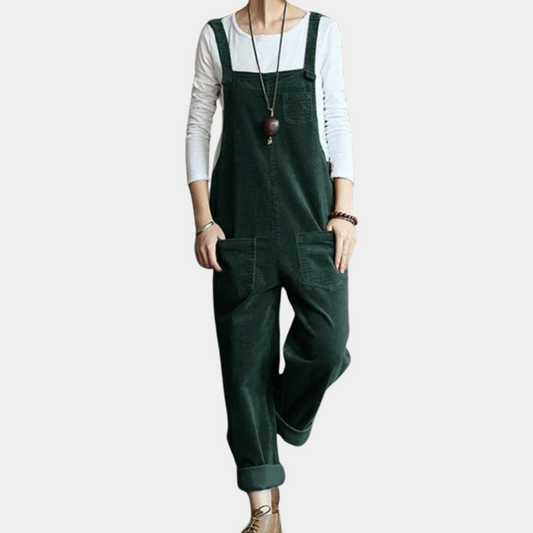 Casual corduroy zomerse jumpsuit voor dames