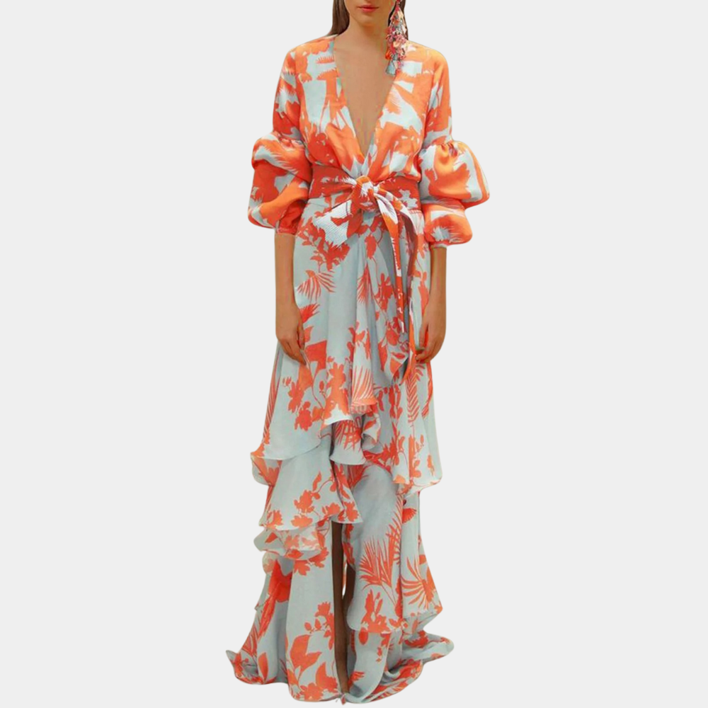 Stijlvolle en elegante damesjurk voor de zomer