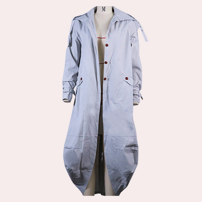 Trendy lange damesjas voor de zomer