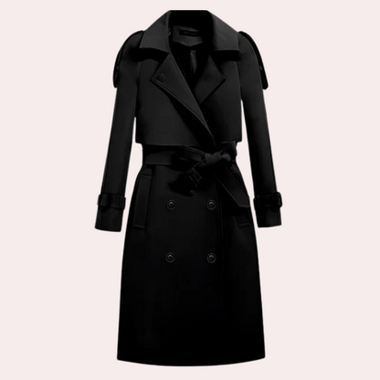 Elegante lange zomertrenchcoat voor dames