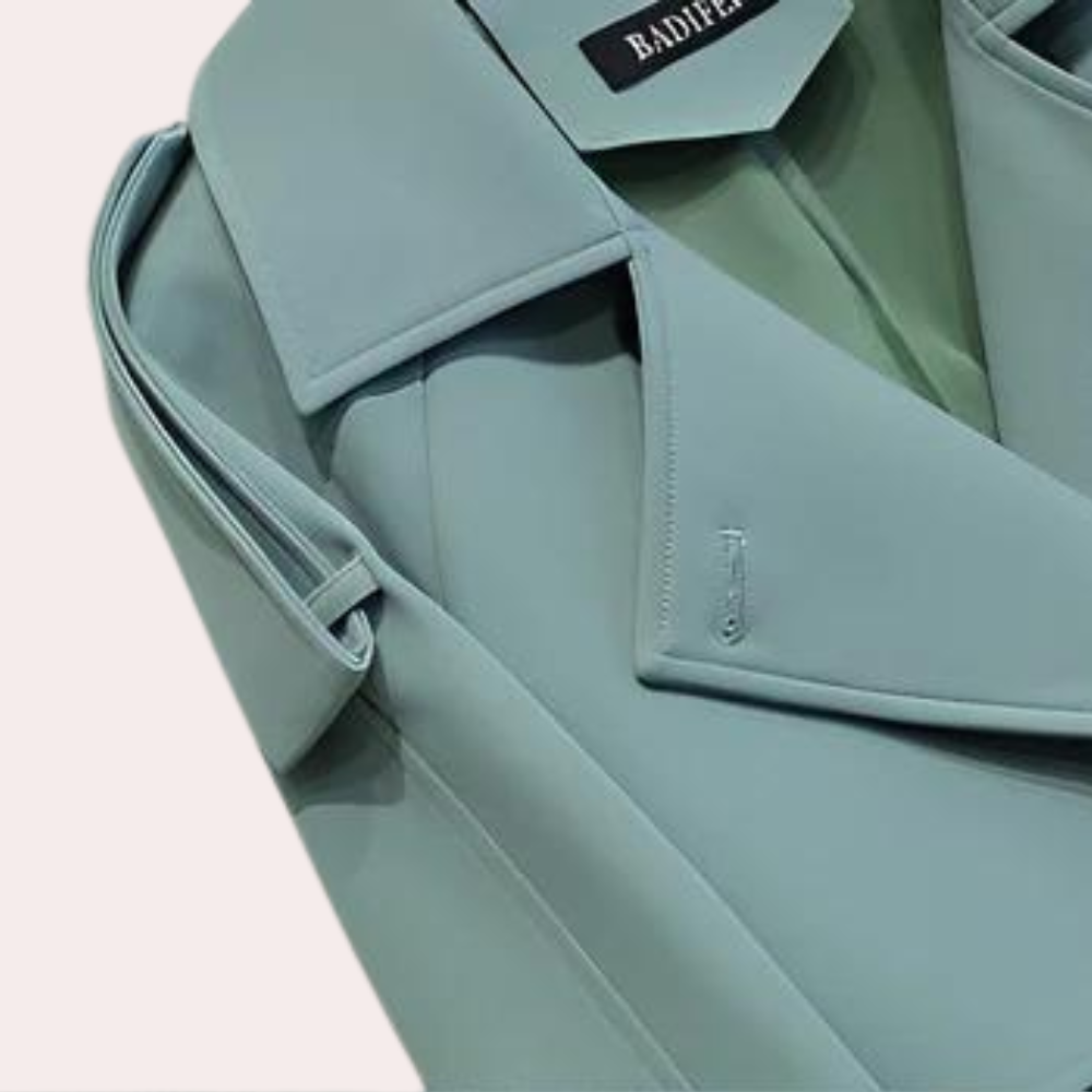 Elegante lange zomertrenchcoat voor dames