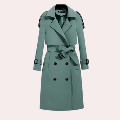 Elegante lange zomertrenchcoat voor dames