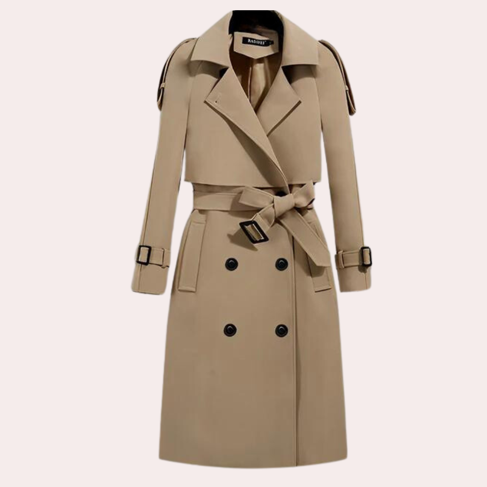 Elegante lange zomertrenchcoat voor dames