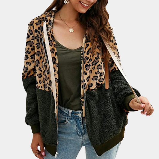Damescapuchon met luipaardprint - Zomerse Stijl