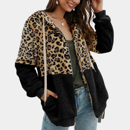 Damescapuchon met luipaardprint - Zomerse Stijl