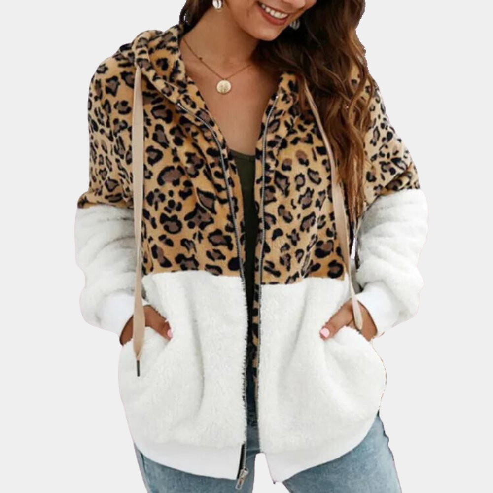 Damescapuchon met luipaardprint - Zomerse Stijl