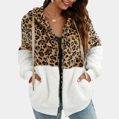 Damescapuchon met luipaardprint - Zomerse Stijl