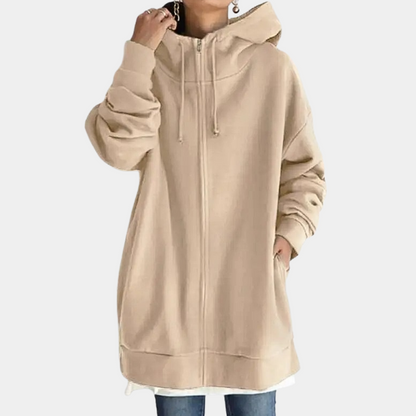 Stijlvolle zomerse zip-up hoodie voor dames