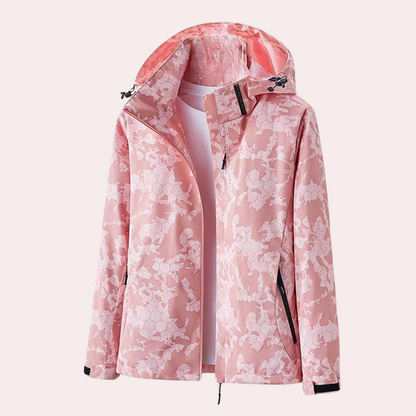Dames zomerjas met afneembare capuchon