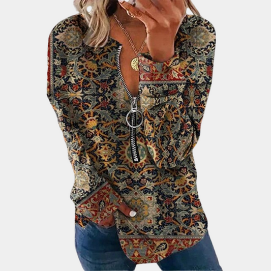 Damestrui met vintageprint voor de zomer