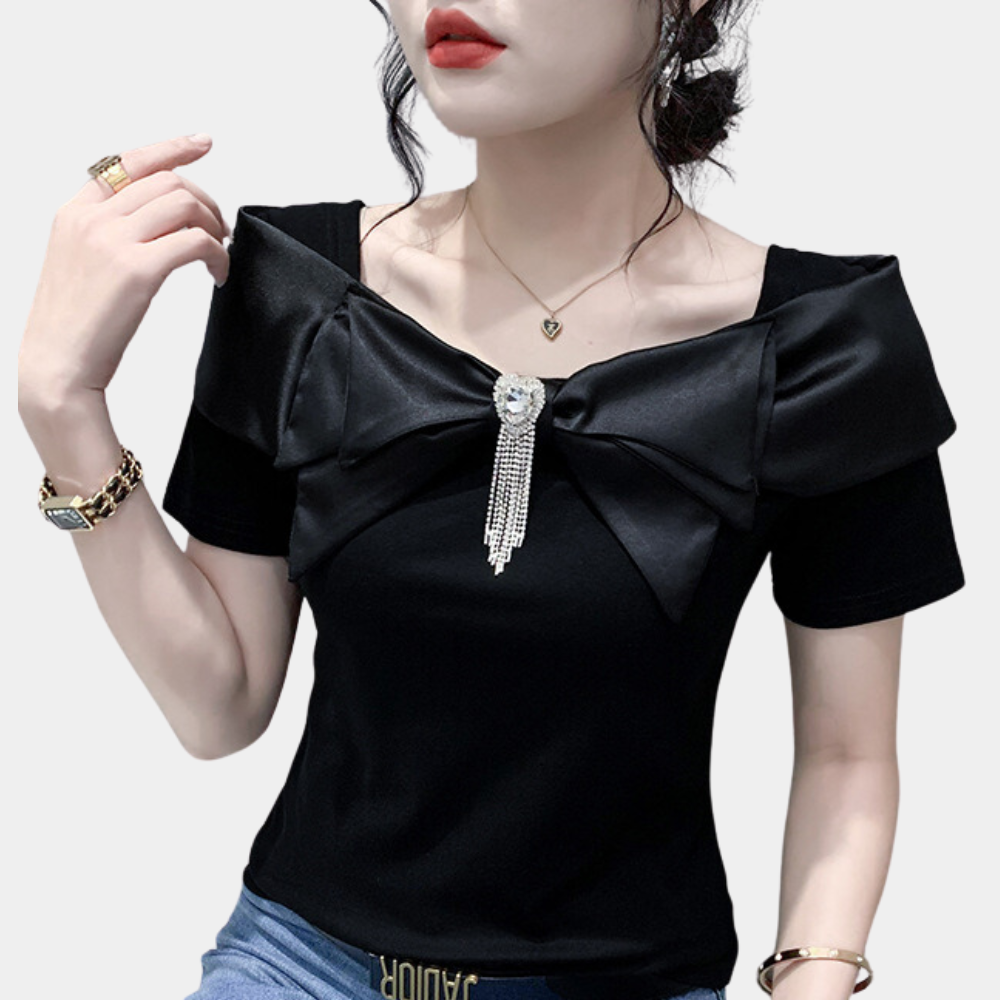 Belinda - Charmante Zomer Strik Blouse voor Dames