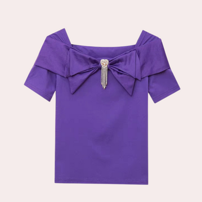 Belinda - Charmante Zomer Strik Blouse voor Dames