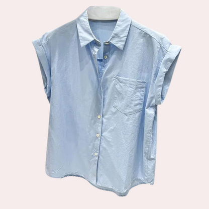 Nadya - Luchtige zomerse mouwloze blouse voor dames