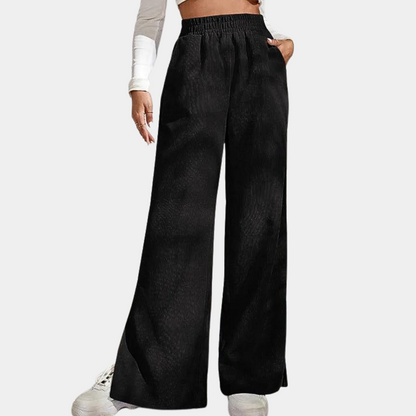 Daria - Casual Chic Corduroy Zomer Damesbroek