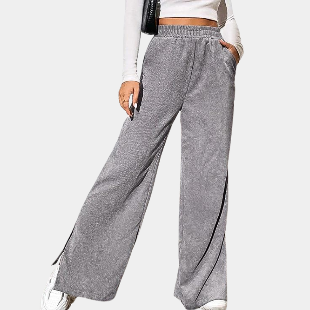 Daria - Casual Chic Corduroy Zomer Damesbroek