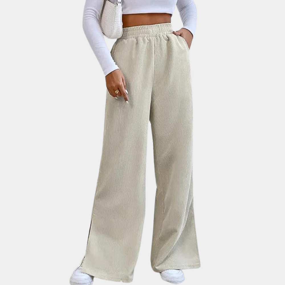 Daria - Casual Chic Corduroy Zomer Damesbroek