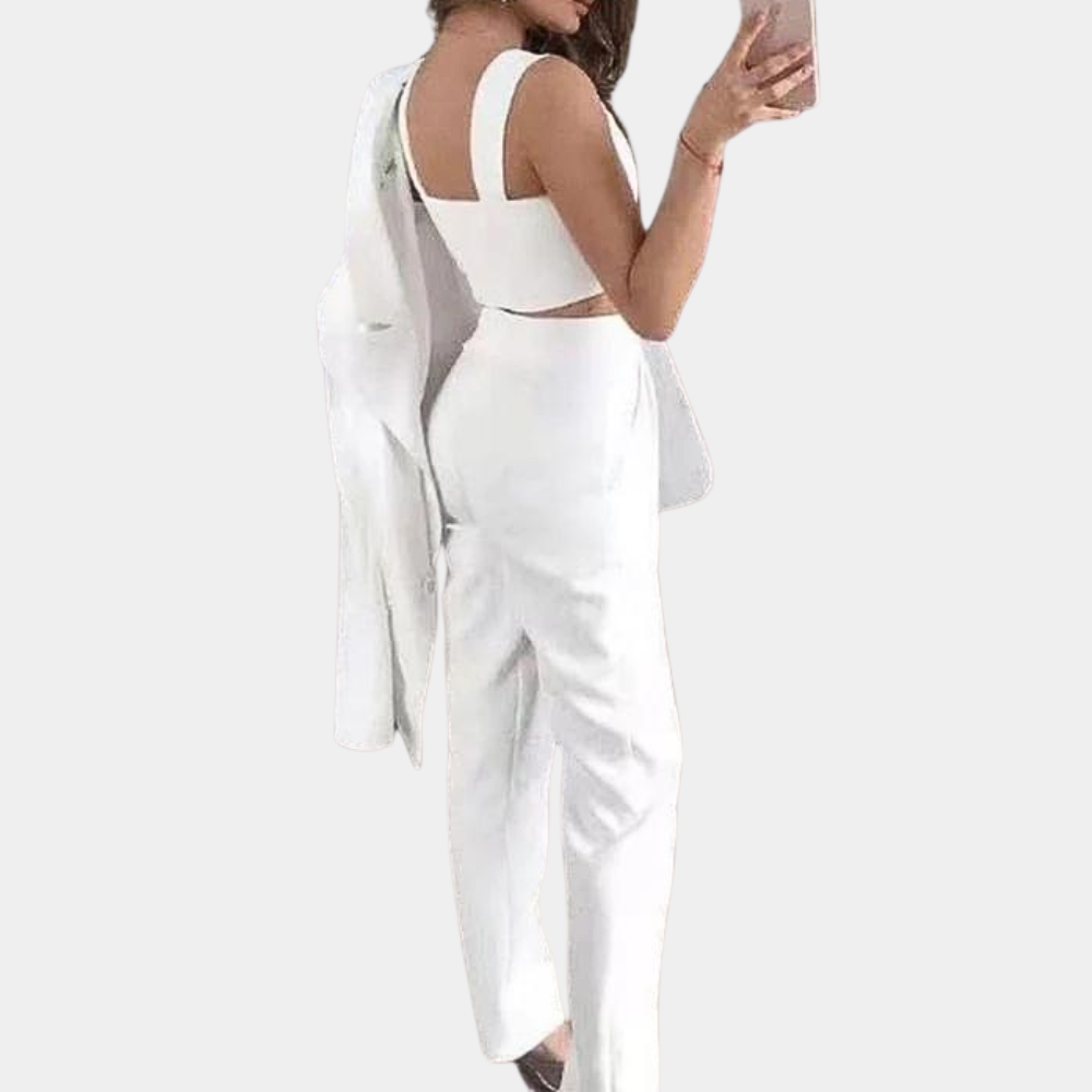 Mela - Luxe 3-delige Zomerse Blazer Set