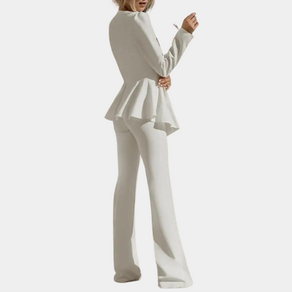 Jamalia - Luxe 3-delige Zomerse Blazer Set voor Dames