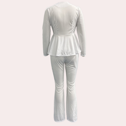 Jamalia - Luxe 3-delige Zomerse Blazer Set voor Dames