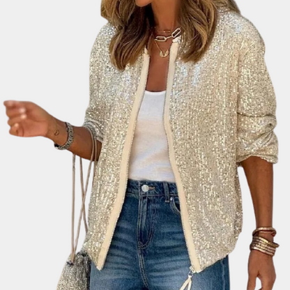 Elegant paillettenjasje voor dames - Perfect voor de Zomerfeesten