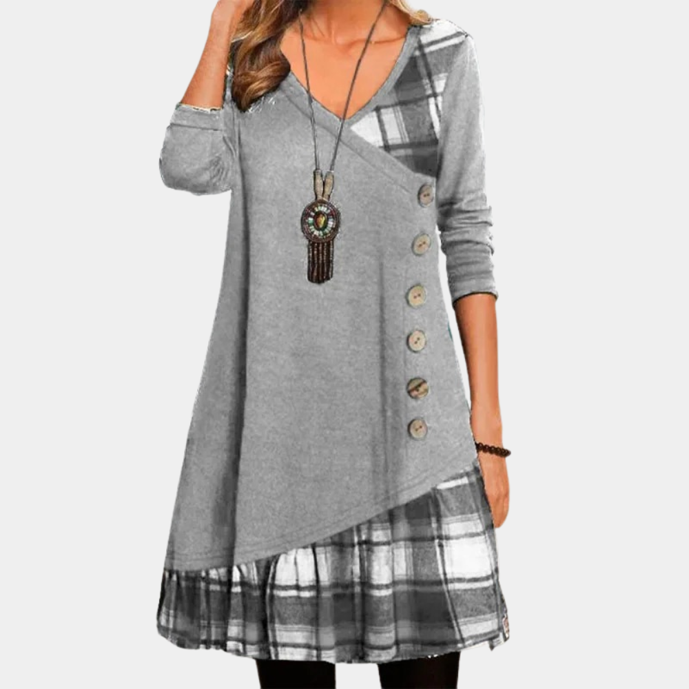 Casual zomerse midi-jurk voor dames