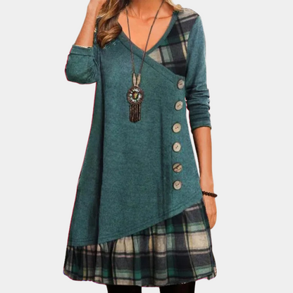 Casual zomerse midi-jurk voor dames