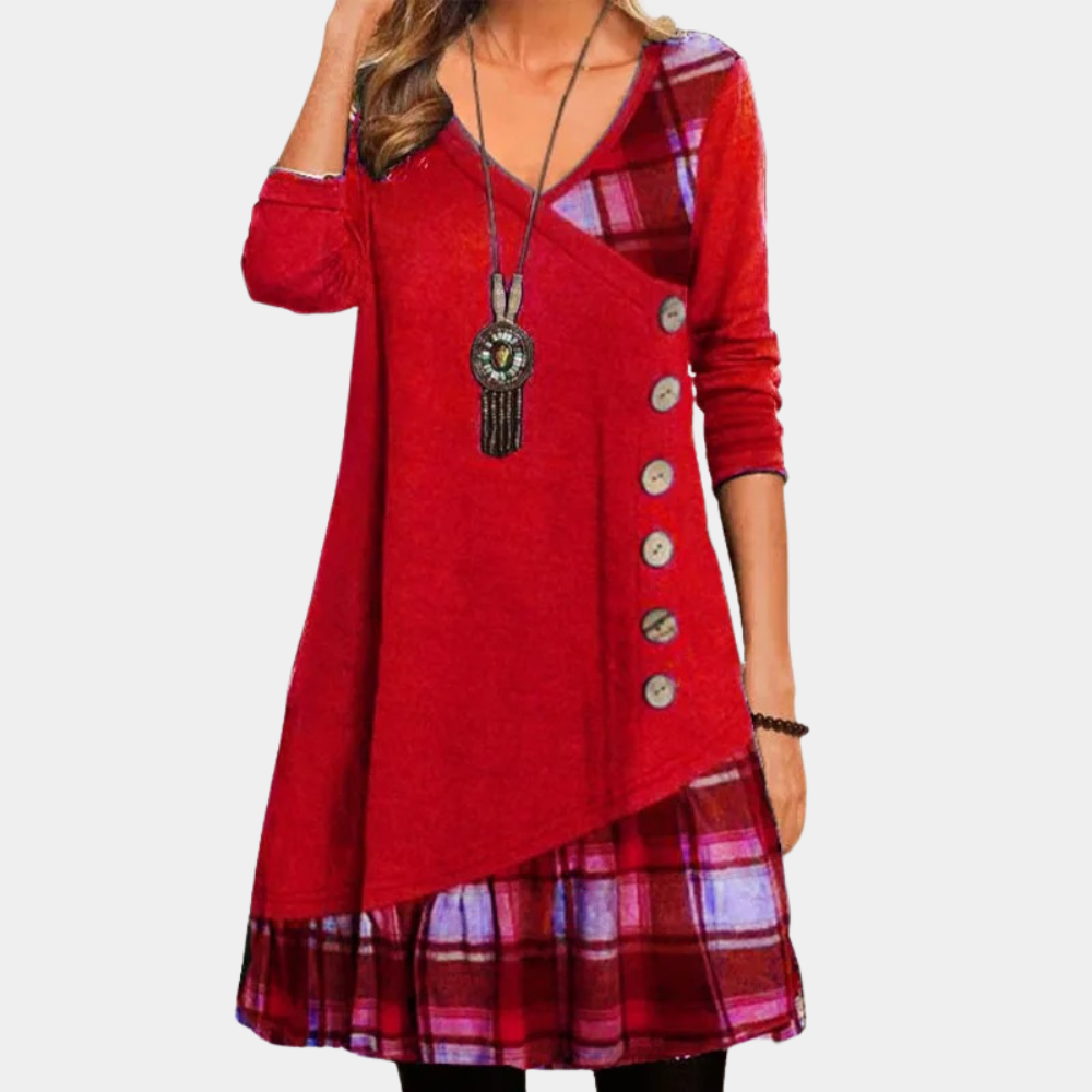 Casual zomerse midi-jurk voor dames