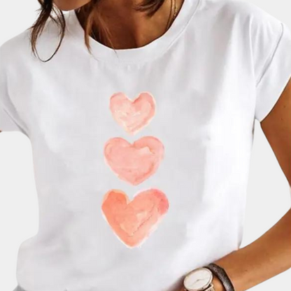 Stijlvol zomers t-shirt voor dames - Perfect voor de lente en zomer