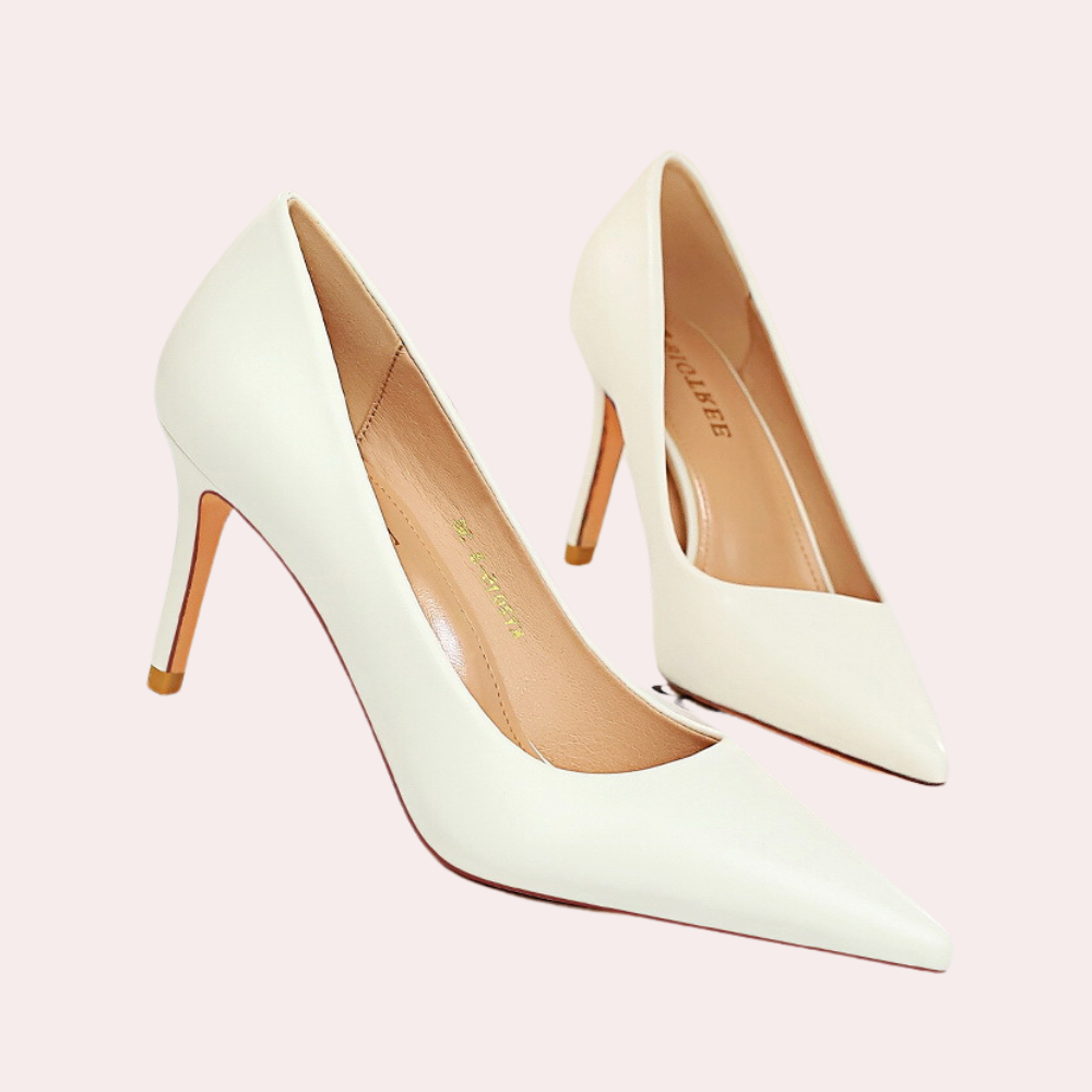 Elegante zomerse damesschoenen met hoge hak