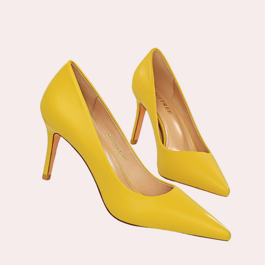 Elegante zomerse damesschoenen met hoge hak